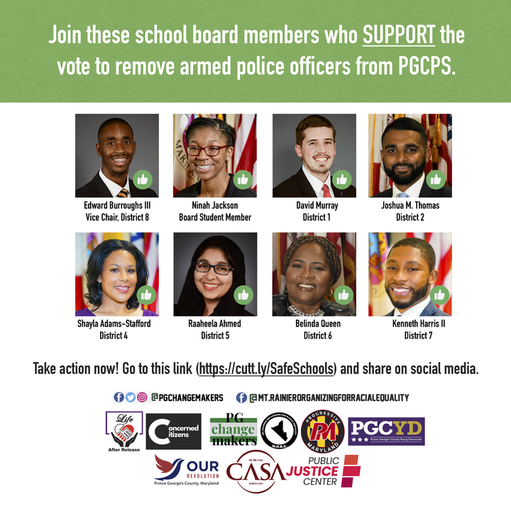 Scorecard Safe Schools for Prince County, Maryland